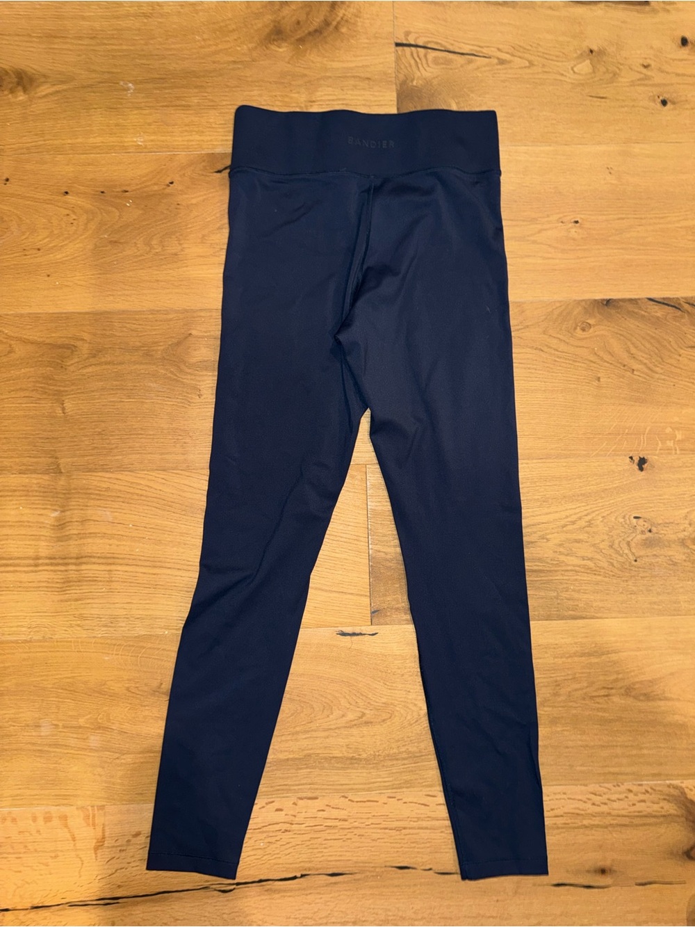 Women's bandier High-Waist Navy Leggings for Active Wear - Picture 3 of 3